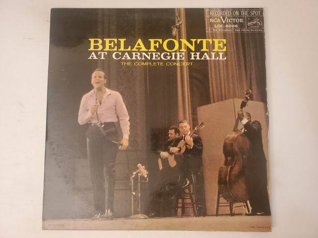 Harry Belafonte Belafonte at Carnegie Hall vinyl record