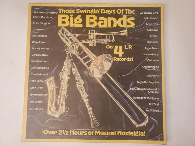 Various Artists Those Swingin' Days of the Big Bands vinyl record