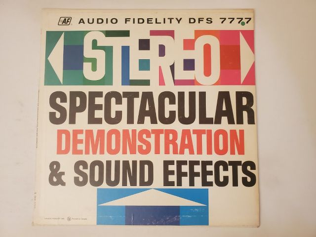 Various Artists Stereo Spectacular Demonstration & Sound Effects vinyl record