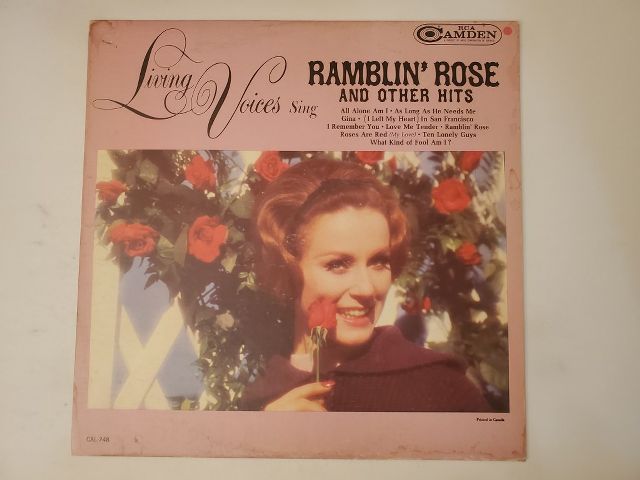Living Voices Ramblin' Rose and Other Hits vinyl record