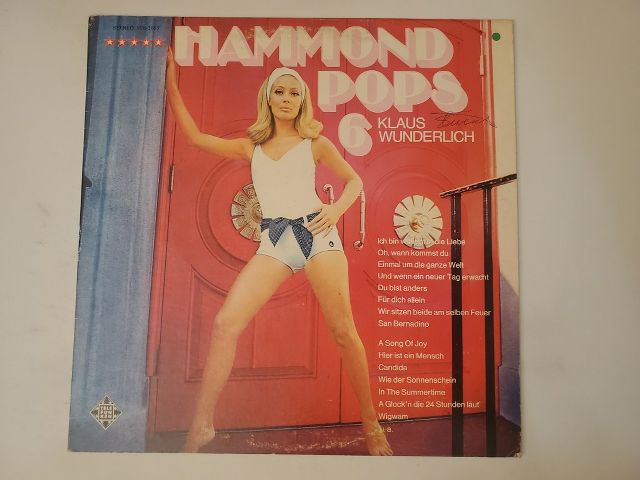Klaus Wunderlich Hammond Pops 6 vinyl record