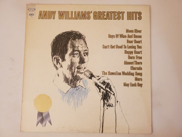 Andy Williams Greatest Hits vinyl record