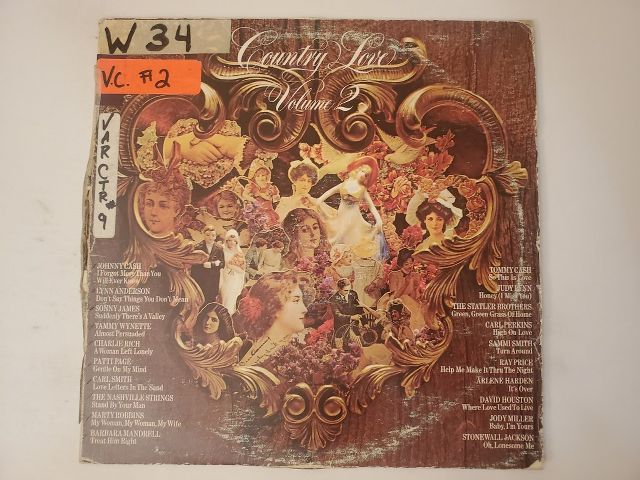 Various Artists Country Love Volume 2 vinyl record