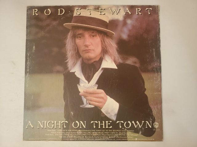 Rod Stewart A Night on the Town vinyl record