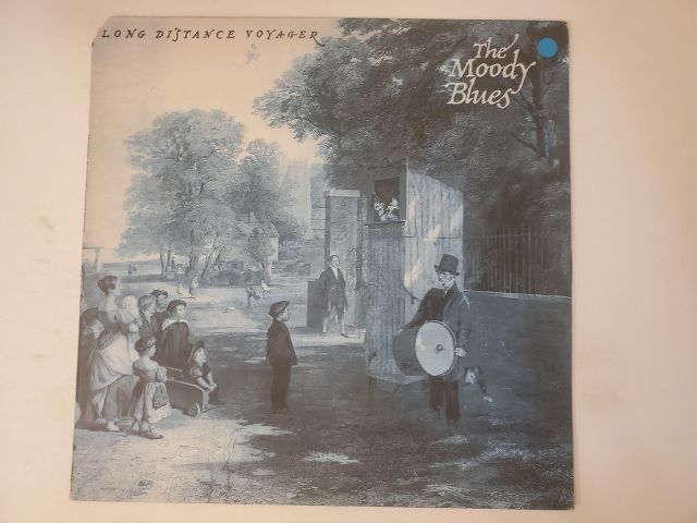 The Moody Blues Long Distance Voyager vinyl record