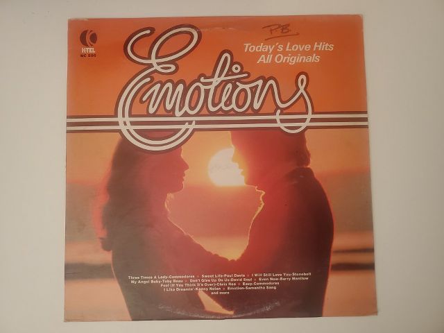 Various Artists Emotions: Today's Love Hits vinyl record
