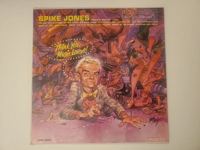 Spike Jones Thank You, Music Lovers! vinyl record