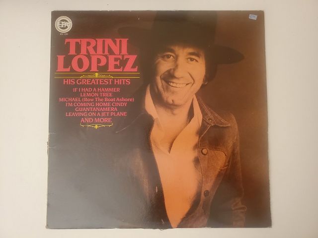 Trini Lopez His Greatest Hits vinyl record