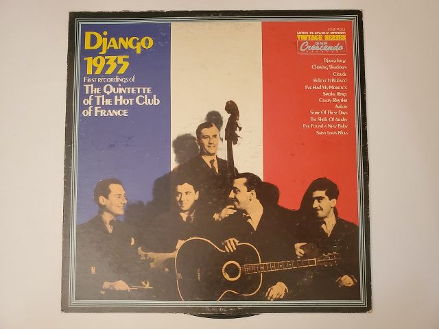 The Quintette of the Hot Club of France Django 1935 vinyl record