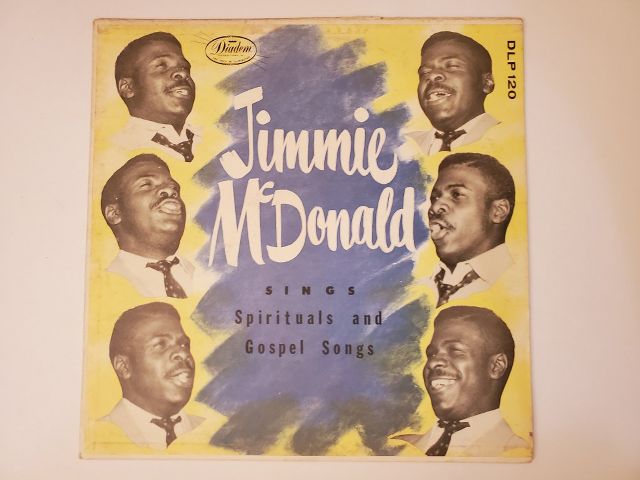 Jimmie McDonald Sings Spirituals and Gospel Songs vinyl record