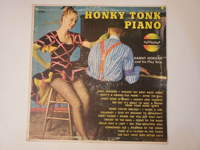 Danny Morgan and his Play Boys Honky Tonk Piano vinyl record