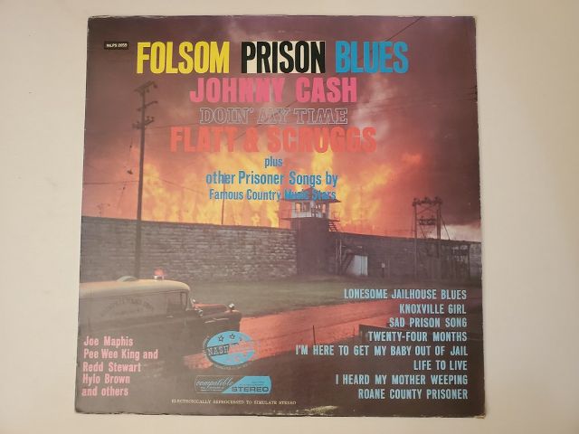 Johnny Cash, Flatt & Scruggs Folsom Prison Blues vinyl record