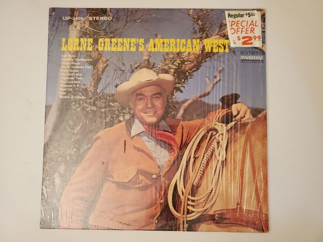 Lorne Greene Lorne Greene's American West vinyl record