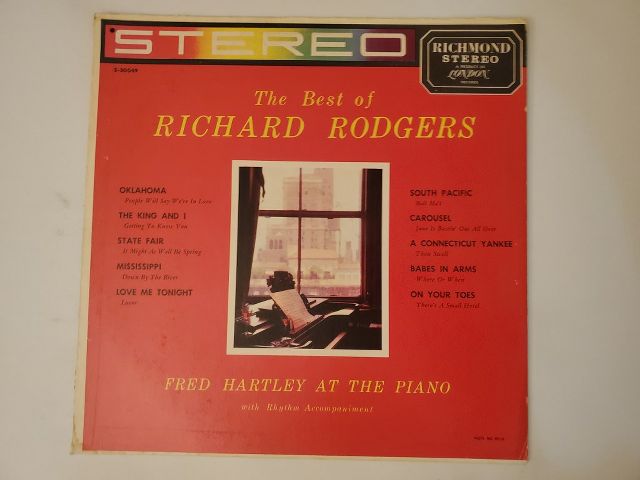 Fred Hartley The Best of Richard Rodgers vinyl record