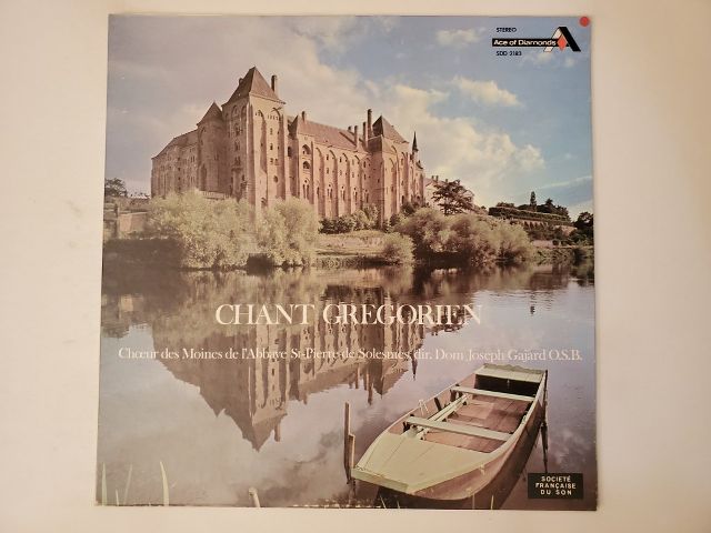 Choeur des Moines de l'Abbaye St-Pierre de Solesmes Chant Gr?gorien vinyl record