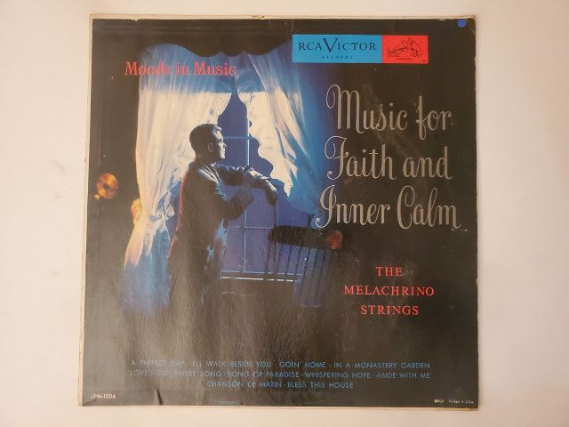 The Melachrino Strings Music for Faith and Inner Calm vinyl record