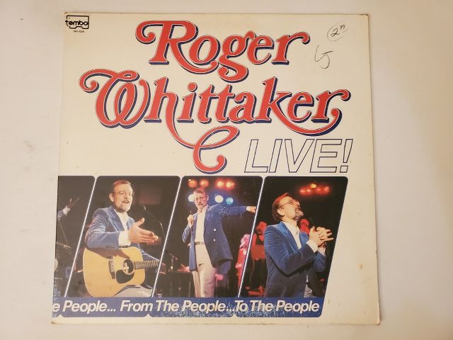 Roger Whittaker Live vinyl record