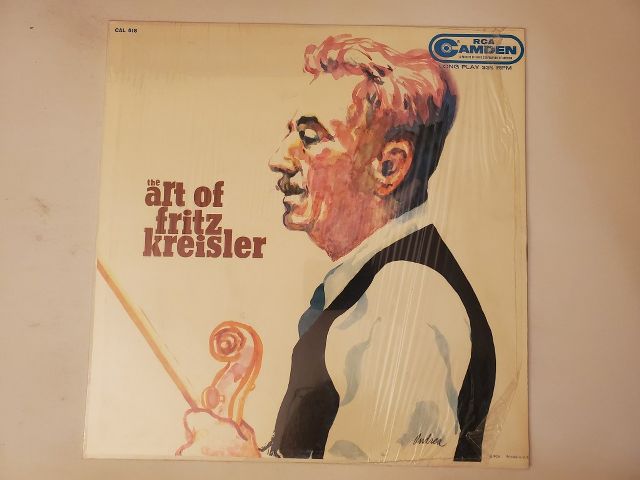 Fritz Kreisler The Art of Fritz Kreisler vinyl record