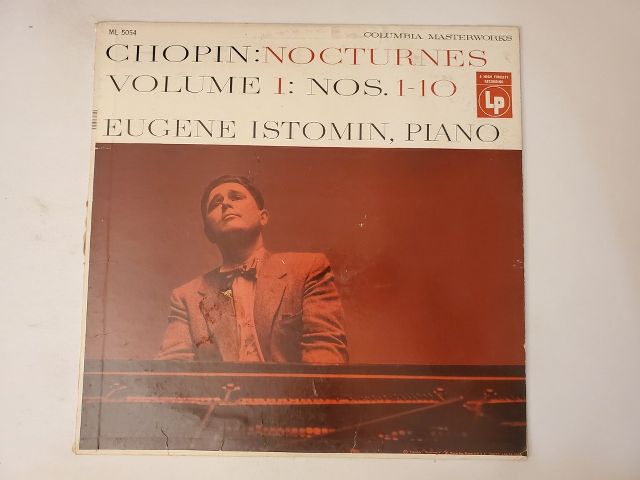 Eugene Istomin Chopin: Nocturnes Volume I: Nos. 1-10 vinyl record