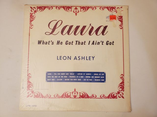 Leon Ashley Laura (What's He Got That I Ain't Got) vinyl record