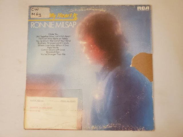 Ronnie Milsap Where My Heart Is vinyl record