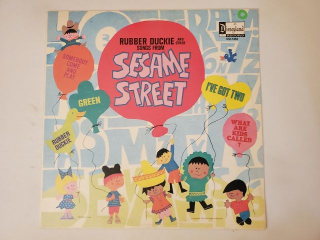 Sesame Street Cast Rubber Duckie and Other Songs from Sesame Street vinyl record