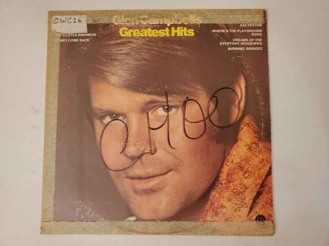 Glen Campbell Greatest Hits vinyl record
