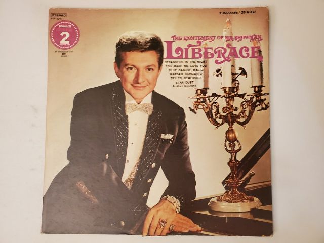Liberace The Excitement of Mr. Showman vinyl record