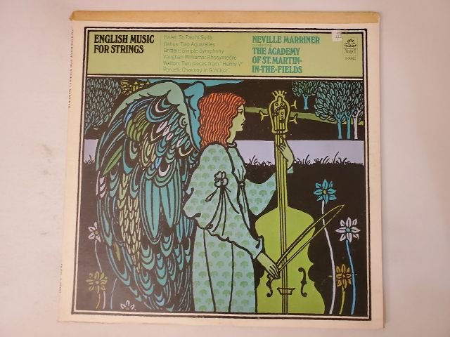 Neville Marriner English Music for Strings vinyl record