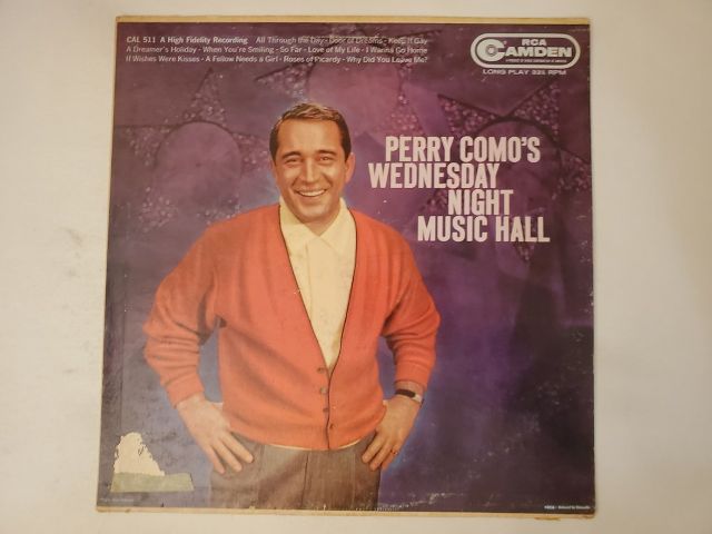 Perry Como Wednesday Night Music Hall vinyl record