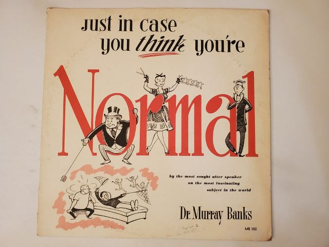 Dr. Murray Banks Just in Case You Think You're Normal vinyl record