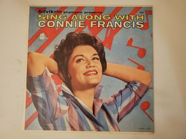 Connie Francis Sing Along with Connie Francis vinyl record