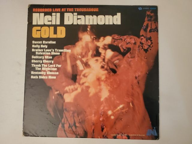 Neil Diamond Gold vinyl record