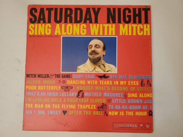 Mitch Miller & The Gang Saturday Night Sing Along with Mitch vinyl record