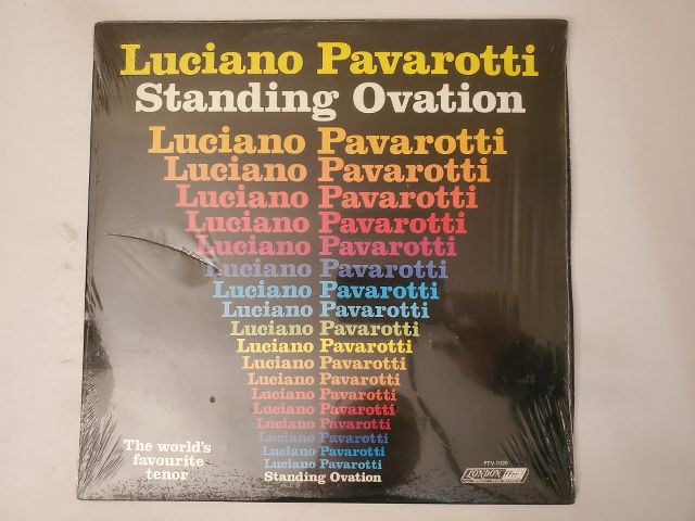 Luciano Pavarotti Standing Ovation vinyl record