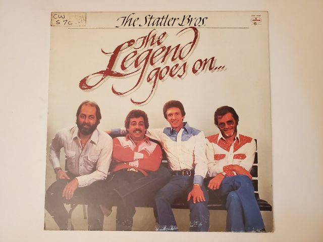 The Statler Brothers The Legend Goes On vinyl record