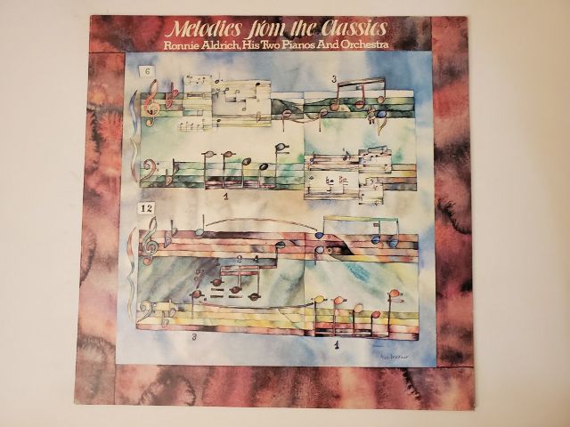 Ronnie Aldrich, His Two Pianos and Orchestra Melodies from the Classics vinyl record