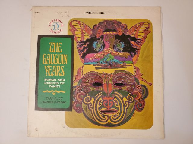Francis Mazi?re The Gauguin Years: Songs and Dances of Tahiti vinyl record