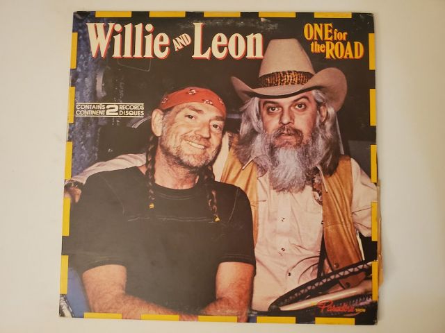 Willie Nelson and Leon Russell One for the Road vinyl record