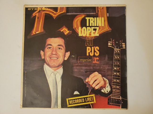 Trini Lopez Trini Lopez at PJ's vinyl record