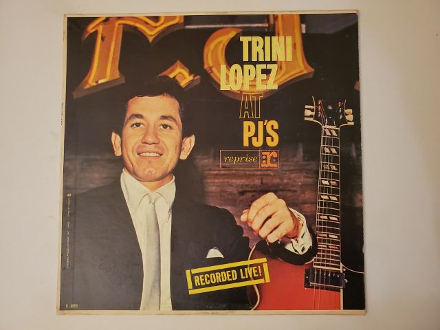 Trini Lopez Trini Lopez at PJ's vinyl record