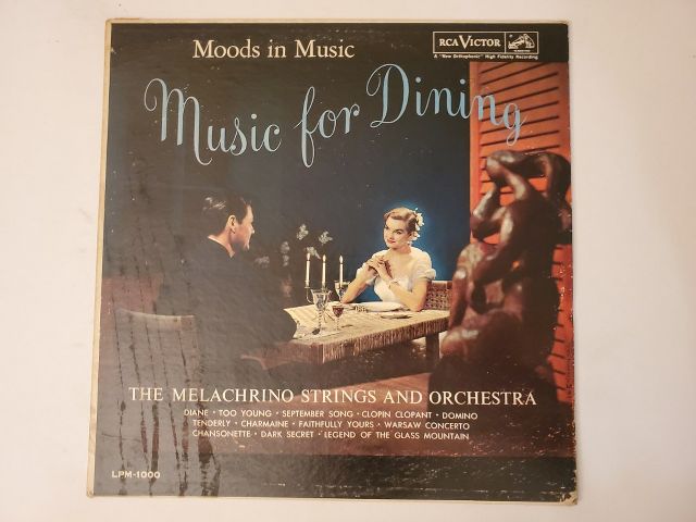 The Melachrino Strings and Orchestra Music for Dining vinyl record