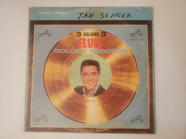 Elvis Presley Elvis' Golden Records Volume 3 vinyl record