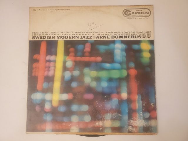 Arne Domn?rus and His Group Swedish Modern Jazz vinyl record
