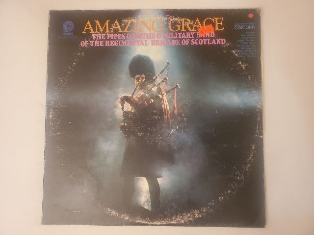 The Pipes & Drums & Military Band of the Regimental Brigade of Scotland Amazing Grace vinyl record