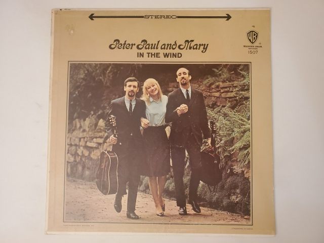 Peter, Paul and Mary In the Wind vinyl record