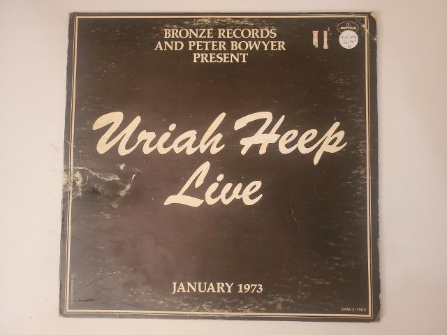 Uriah Heep Live vinyl record