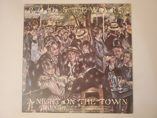 Rod Stewart A Night on the Town vinyl record