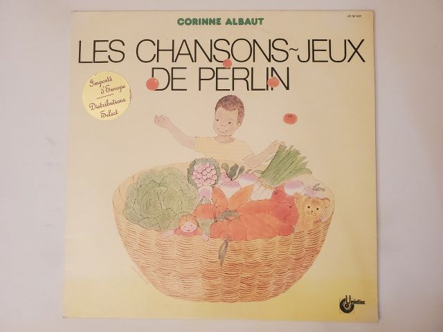 Corinne Albaut Les Chansons-Jeux de Perlin vinyl record