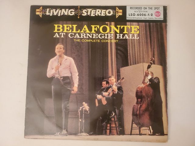 Harry Belafonte Belafonte at Carnegie Hall vinyl record